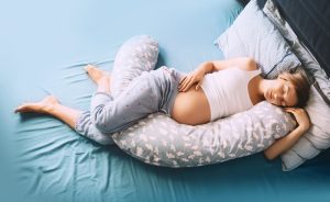 A pregnant woman